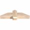 Ekena Millwork Eugene Smooth Timber Gable Bracket, Douglas Fir, 36"W x 10"H x 5 1/2"D x 5 1/2"F, 7/12 Pitch GBW036X10X0606EUG00SDF - alternate 4